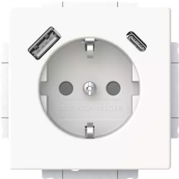 Presa SCHUKO Busch-Jaeger USB-A+C 20 EUCB2USBAC-884 (2CKA002011A6310)