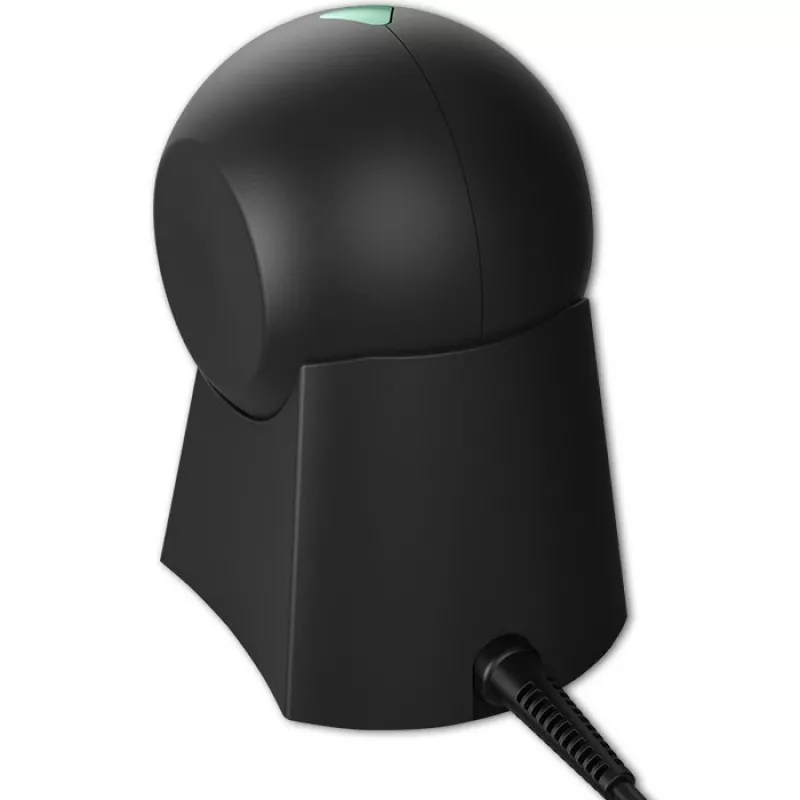 Qoltec 50857 lettore di codici a barre da tavolo cablato, 1D/2D, QR, USB, cavo da 1,75 m