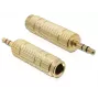 Adattatore cavo DeLOCK 65360 3,5 mm su 6,35 mm oro