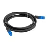 LANBERG cavo patch S/FTP CAT.6A 2M nero LSZH