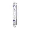 Protezione da sovratensione Qoltec 50293 bianco 8 prese AC 230 V