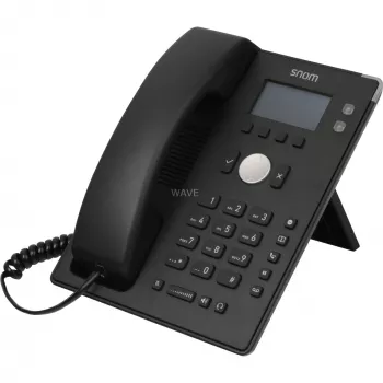 snom D120 - telefono VoIP - conferenza a tre - SIP - 2 cavi - nero (4361)