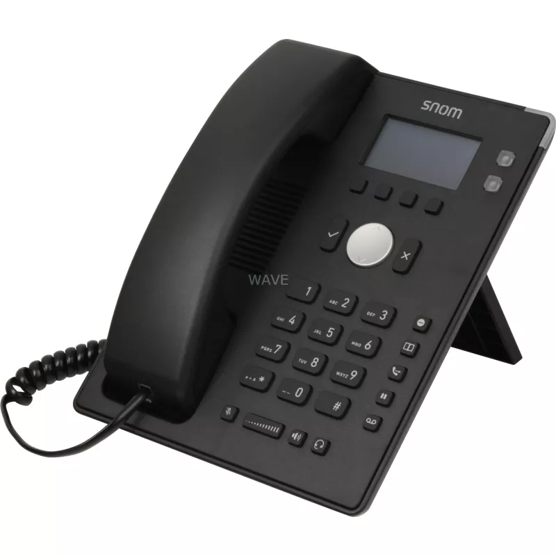 snom D120 - telefono VoIP - conferenza a tre - SIP - 2 cavi - nero (4361)