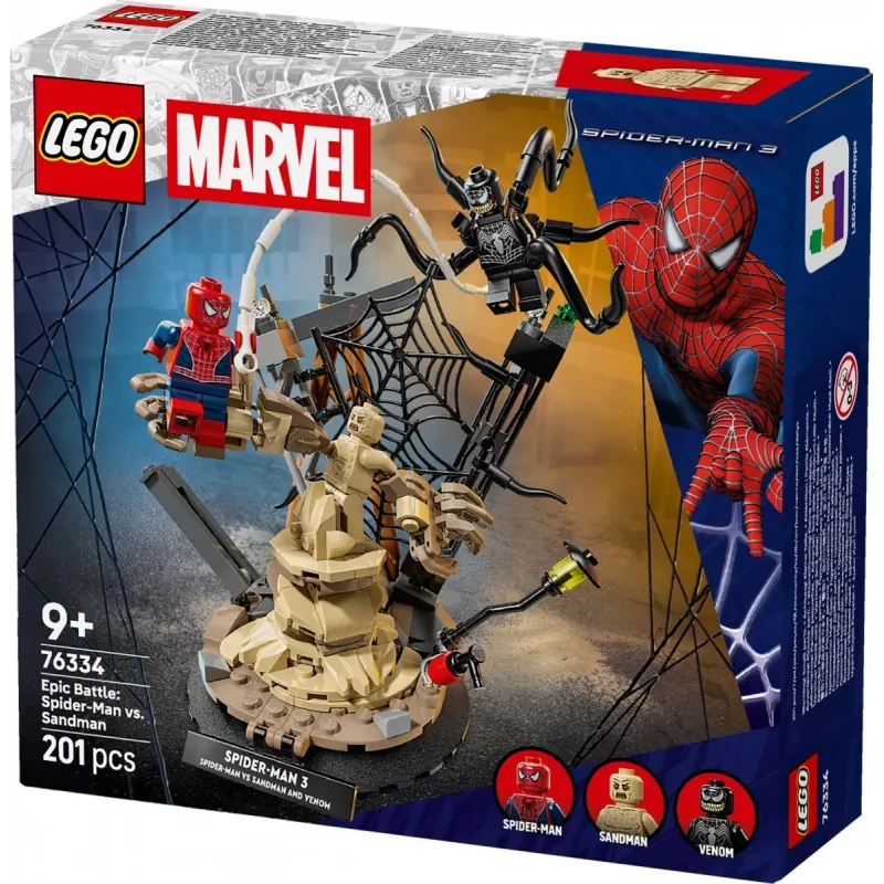 LEGO MARVEL 76334 Battaglia epica: Spider-Man contro Sandman