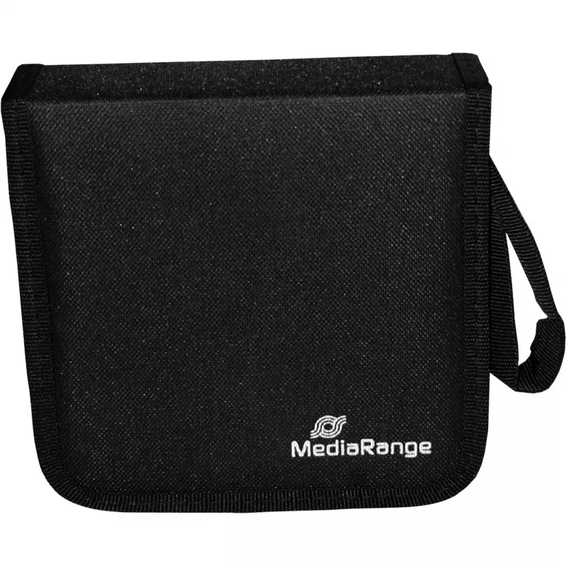 MediaRange BOX50 portadischi per 24 CD/DVD, nero