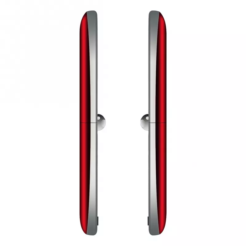 Telefono flip Beafon Fold 10 Silver Line rosso-argento Dual SIM