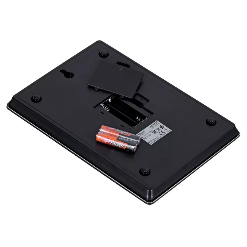 Adler AD 3138 b bilancia da cucina meccanica nera piano rettangolare