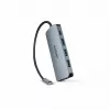 Dicota USB-C 8-in-1 Multi Hub 4K PD 100W argento