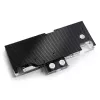 Waterblock e backplate per GPU BitsPower BP-VG3090EVXC3 — acrilico, rame, acciaio cromo-nichel, 125,4 × 263,7 × 25 mm