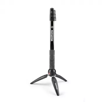 Treppiede Manfrotto Pixi Evo per fotocamere digitali/cinema 3 gambe nero