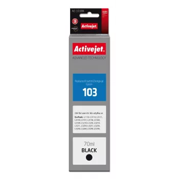 Inchiostro Activejet AE-103Bk (sostituto per Epson 103 C13T00S14A; Supreme; 70 ml; 4500, nero)