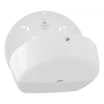 Dispenser asciugamani in carta Tork Mini Jumbo Roll 132×345×275 mm, bianco, MPN 555000