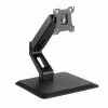 Stand da tavolo completamente orientabile per touchscreen GEMBIRD MS-D1ST-01 per display 17–32 pollici, nero, VESA 75x75–100x100, carico massimo 10 kg