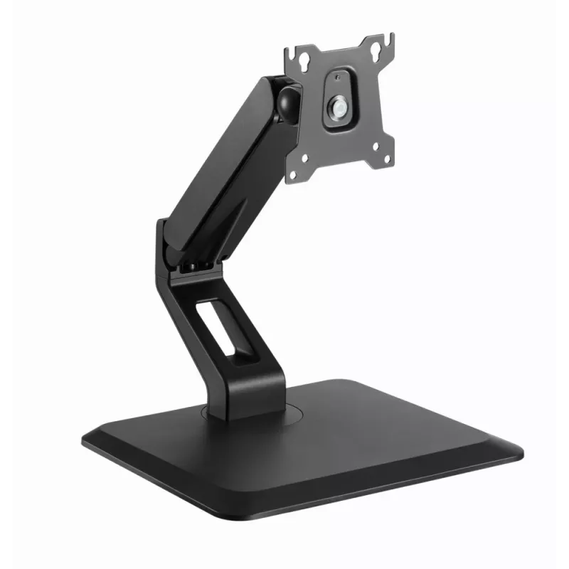 Stand da tavolo completamente orientabile per touchscreen GEMBIRD MS-D1ST-01 per display 17–32 pollici, nero, VESA 75x75–100x100, carico massimo 10 kg