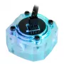 Flussimetro Barrow SLFV1-RGB ARGB acrilico inline per circuiti di raffreddamento a liquido personalizzati