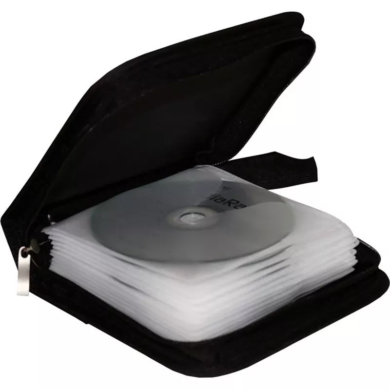 MediaRange BOX50 portadischi per 24 CD/DVD, nero