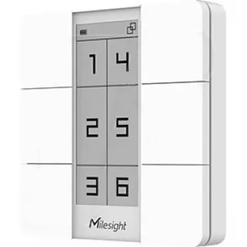Pulsante smart scene wireless Milesight WS136-868M LoRaWAN IP67, 868 MHz