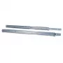 Inter-Tech - Guide telescopiche per rack - grigio - 2U - 48,3 cm (19