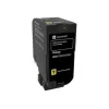 Lexmark 74C20Y0 cartuccia di toner, gialla, 3000 pagine
