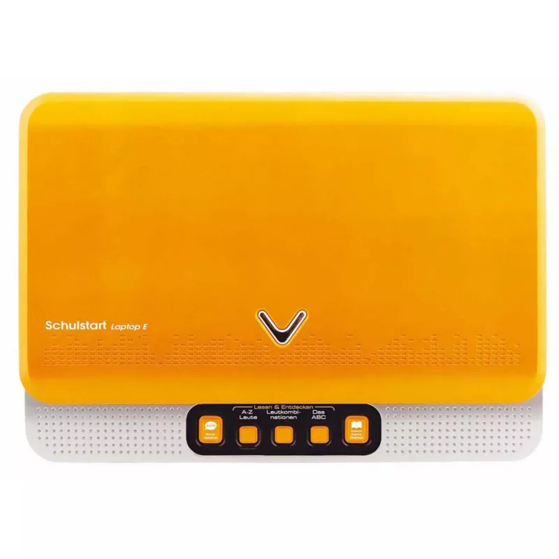 VTech Laptop E laptop educativo per bambini con custodia protettiva (giallo/grigio)