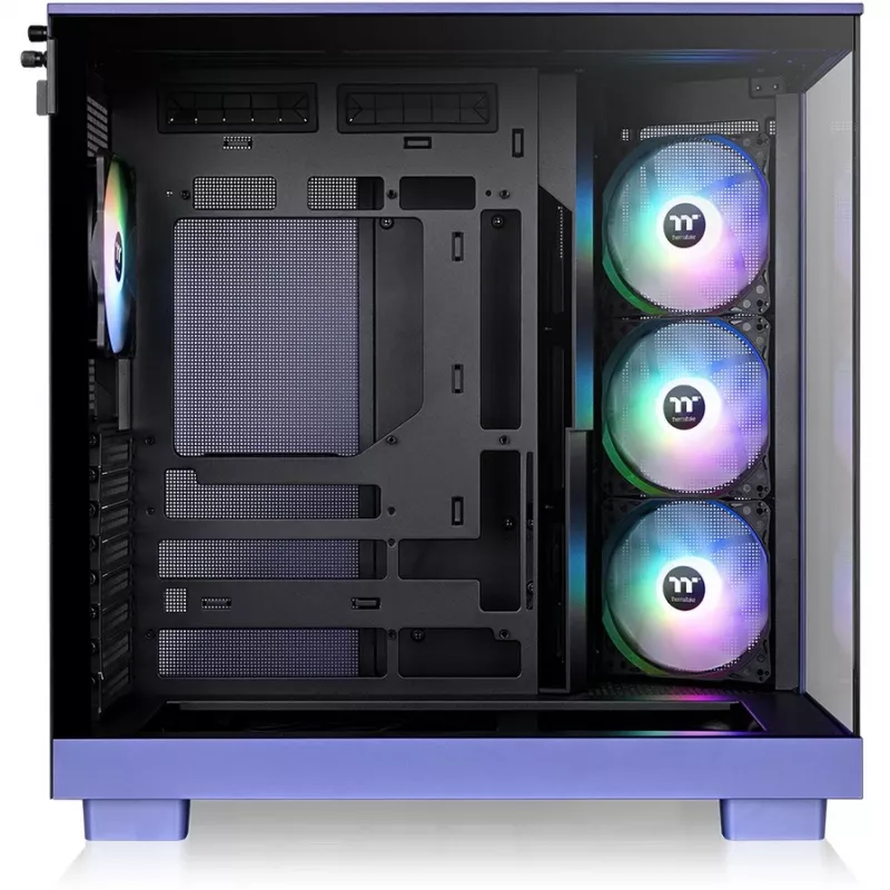 View 380 XL TG ARGB, case tower viola, vetro temperato x 2