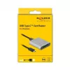 Lettore di schede DeLOCK 91751 USB 3.2 Gen 1 Type-C argento