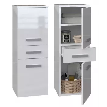 Mobile contenitore bagno Topeshop NEL V DDS BIEL POŁ bianco