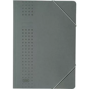 Cartella con elastico in cartone ELBA chic, A4, antracite (33470 AZ) (33470 AZ)