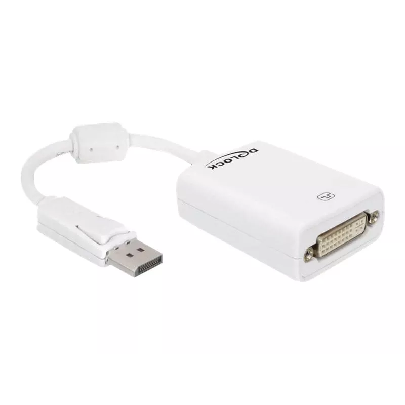 Adattatore cavo video DeLOCK 61765 DisplayPort a DVI-I 0,125 m