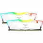 DIMM 16 GB DDR4-3200 (2x 8 GB) kit dual, memoria bianco, TF4D416G3200HC16FDC01, Delta RGB, INTEL XMP