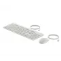 HP 225 G2 Combo mouse e tastiera USB con filo, tasto Copilot – Cashmere White – ESTONE