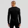 Odlo BL TOP girocollo manica lunga ACTIVE WARM ECO maglietta uomo, taglia M, nero