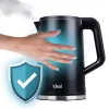 IDEAL bollitore 1,7 l, corpo in acciaio, potenza 1500 W, nero