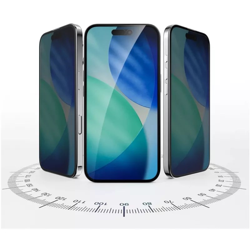 Pellicola privacy 4smarts Second Glass per Apple iPhone 17 vetro temperato