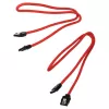 Corsair CC-8900254 Premium Sleeved cavo SATA, SATA (M) a SATA (M), 60 cm, rosso (2 pz.)