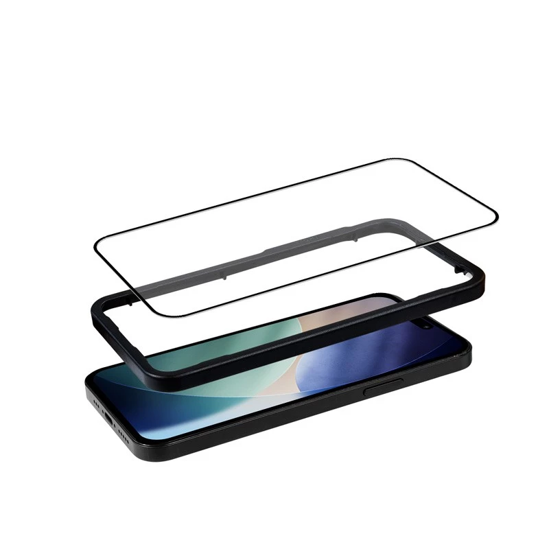 Cornice di montaggio per protezione display in vetro temperato – Crong – per iPhone 17 Pro
