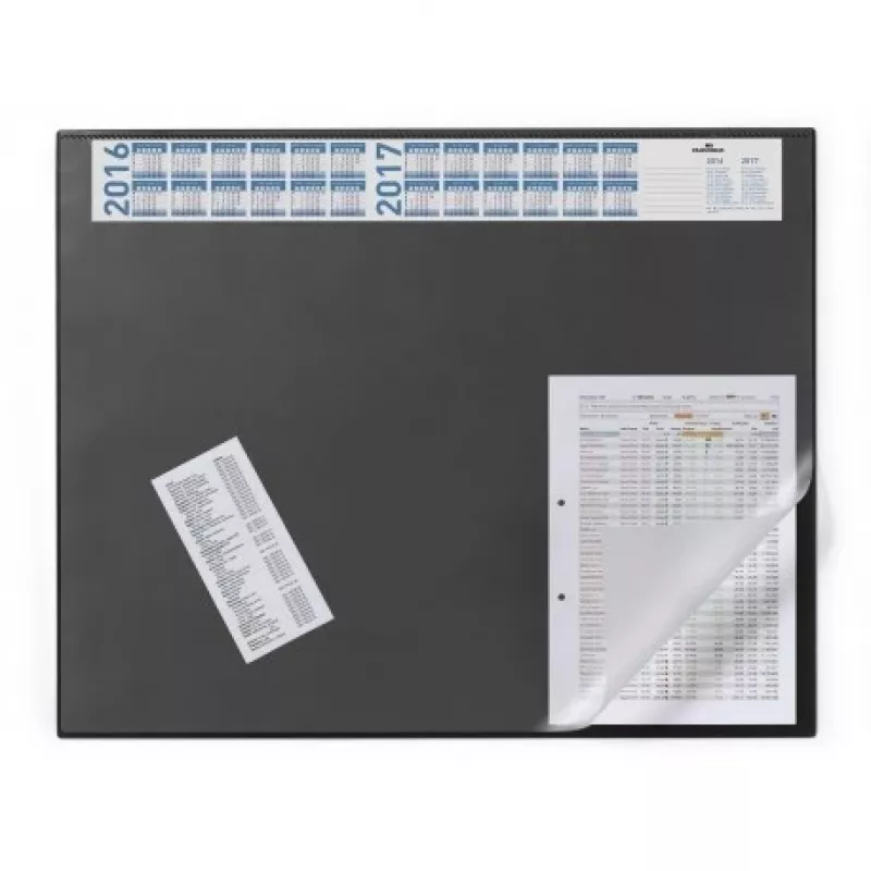 Sottomano da scrivania Durable 7204-01 nero