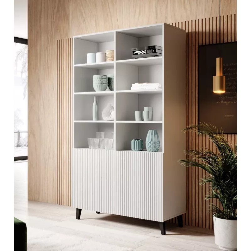 Scaffale PAFOS 100x40x176,5 cm bianco opaco