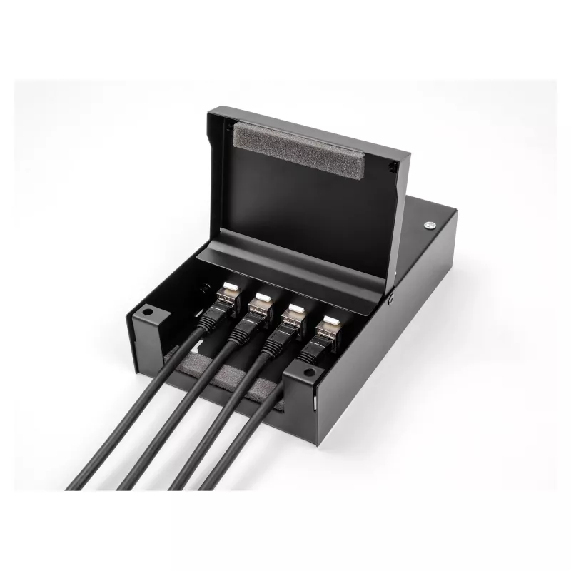 Scatola di distribuzione DeLOCK 66235 4 porte metallo nero