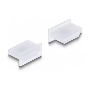 Copri cavo DeLOCK 64169 presa HDMI A senza linguetta trasparente 10 pezzi