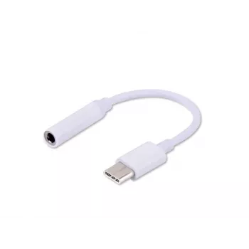SAVIO USB Type 3.1 C (M) – jack 3,5 mm (F) adattatore audio bianco AK-35