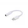 SAVIO USB Type 3.1 C (M) – jack 3,5 mm (F) adattatore audio bianco AK-35
