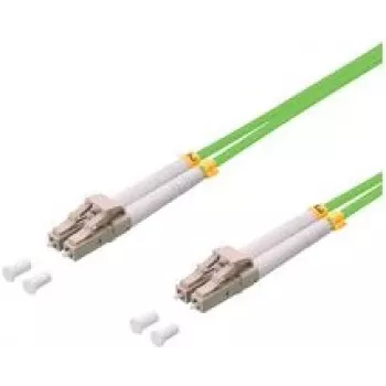 Logilink - Cavo patch - LC/UPC multimodale (M) a LC/UPC multimodale (M) - 20 m - fibra ottica - 50/125 micrometri - OM5 - senza alogeni - verde chiaro (FP5LC20)