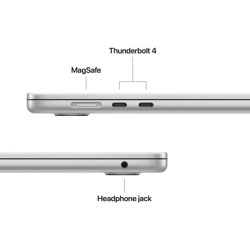 MacBook Air 34,5 cm (13,6) 2025 CTO, notebook argento, 16 GB, 1 TB (1 TB SSD), M4, MacOS, greco