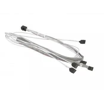 SuperMicro CBL-SAST-0591, 4x SATA su SFF-8643 crossover, 75 cm con SB, 30AWG (CBL-SAST-0591)