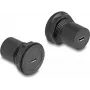DeLOCK USB 2.0 Type Micro-B su USB 2.0 Type Micro-B connettore da incasso nero