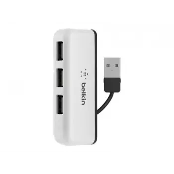 Hub da viaggio Belkin USB 2.0 4 porte, argento, F4U021bt