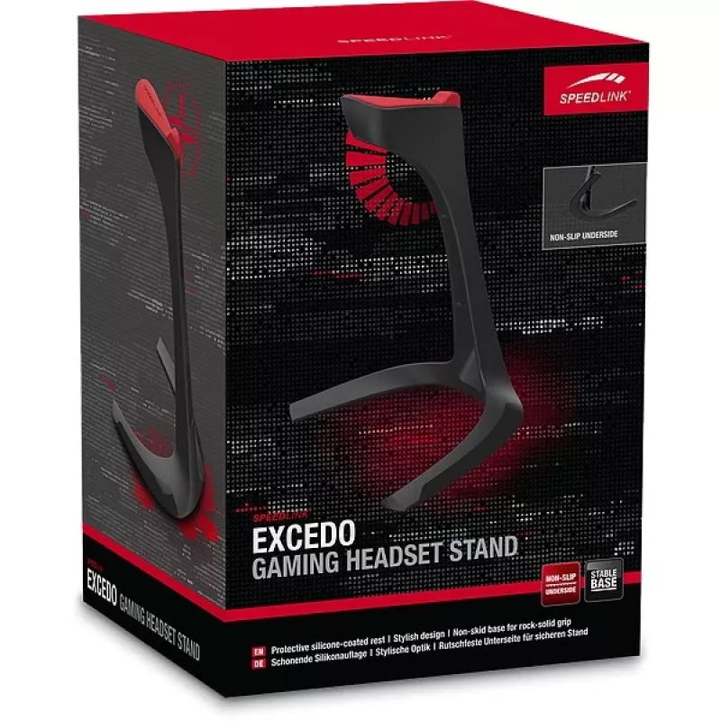 Speedlink Excedo Supporto per cuffie, nero (SL-800900-BK)