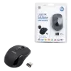 LogiLink Mouse ottico wireless 2,4 GHz Mini - Mouse - ottico - 3 tasti - wireless - 2,4 GHz - ricevitore wireless (USB) - Nero (ID0031)