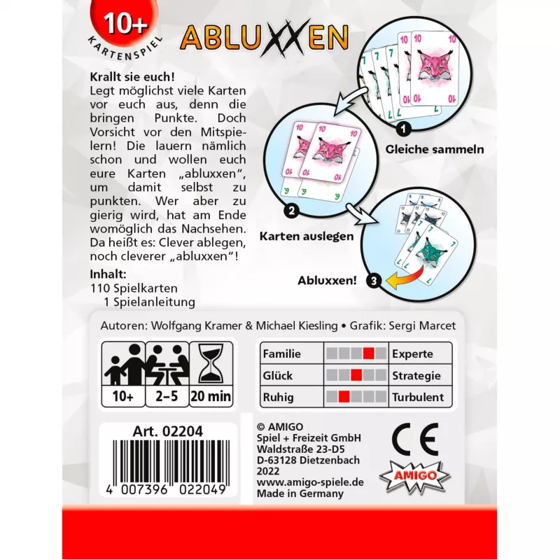 Amigo 02204 gioco da tavolo Abluxxen 20 min.